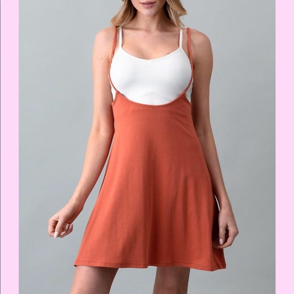 Suspender flare dress 👗